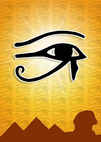 Глаз horus — стоковое фото