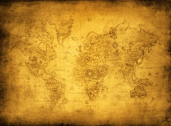 Древняя карта КРУ — стоковое фото