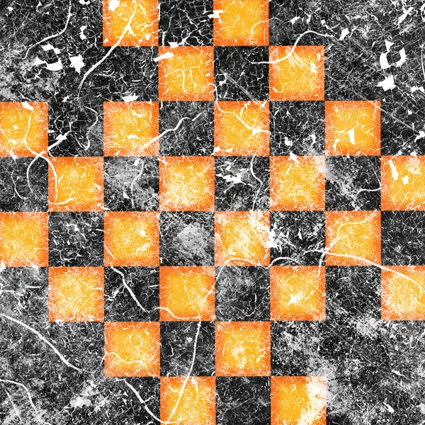 Фона шероховатый шахматная доска — стоковое фото