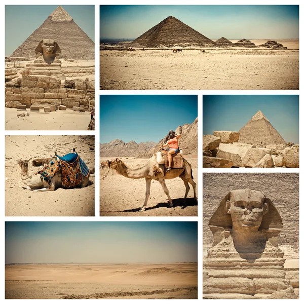 Коллаж Египта — стоковое фото