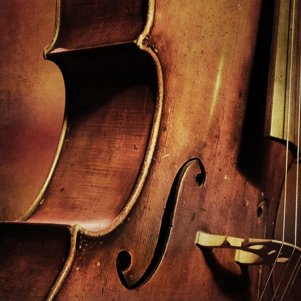 Винтаж виолончели фон — стоковое фото