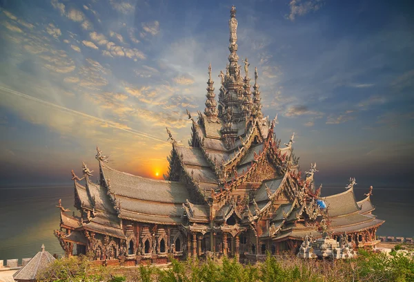 Святилище истины, Паттайя, Таиланд — стоковое фото