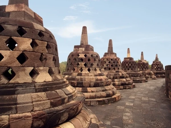 Боробудура Храм Индонезия java — стоковое фото