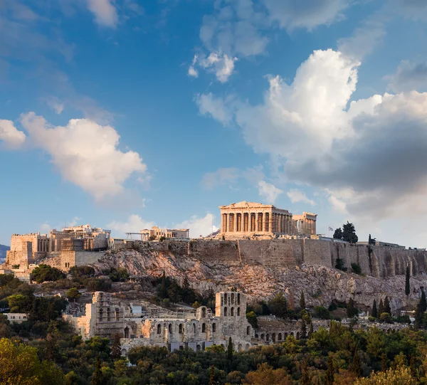 Парфенон, Афинский Акрополь, Афины, Греция — стоковое фото