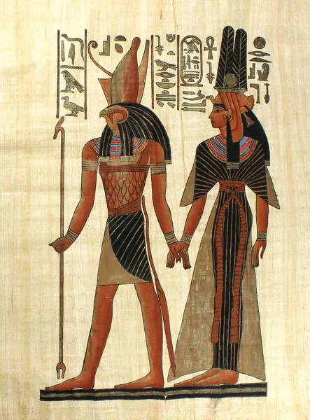 Старый Египетский папирус — стоковое фото
