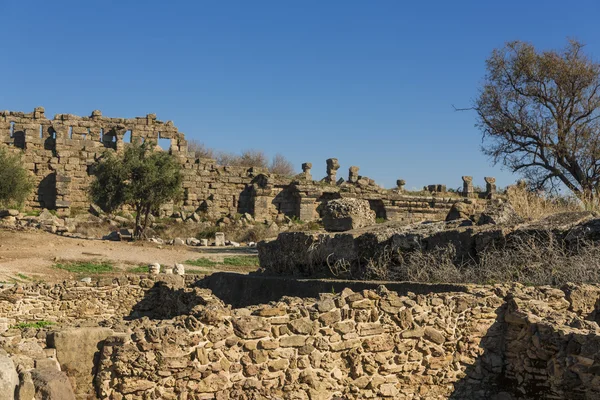 Руины в Сиде — стоковое фото
