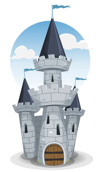 Башня замка Стоковая Иллюстрация