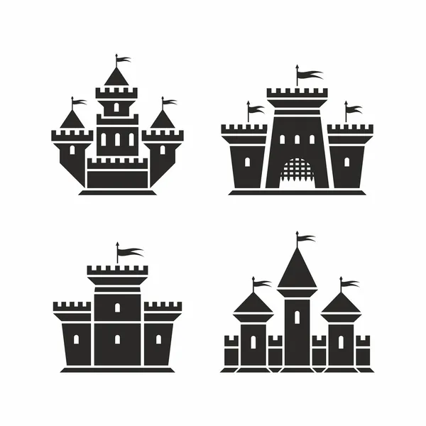 Замок значки Векторная Графика