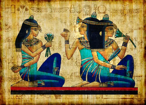 Древний Египетский пергамент — стоковое фото