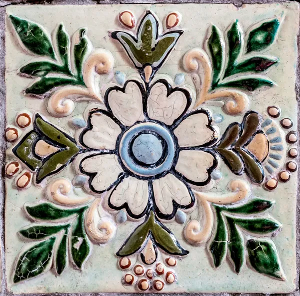 Красочный ретро керамическая плитка Лицензионные Стоковые Изображения