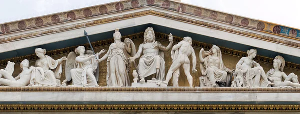 Зевса, Афины и другие древние греческие боги и божества — стоковое фото