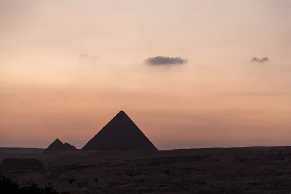 Великая пирамида в Гизе — стоковое фото