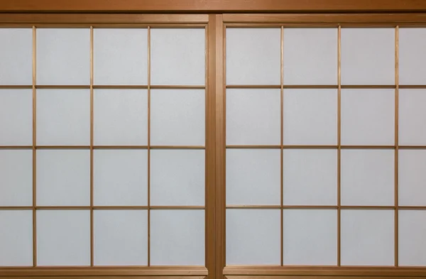 Традиционный японский стиль Windows — стоковое фото