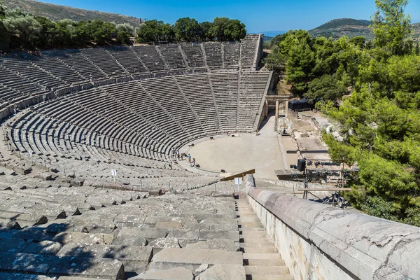 Эпидавр амфитеатр в Греции — стоковое фото