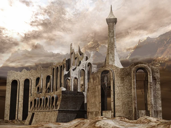 Разрушенный древний город Лицензионные Стоковые Фото