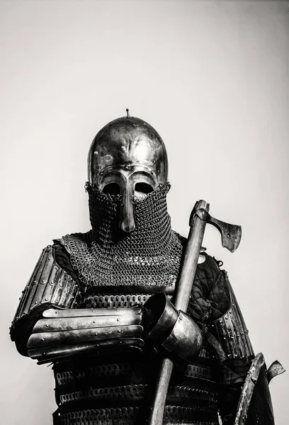 Medieval warrior of Kievan Rus' — стоковое фото