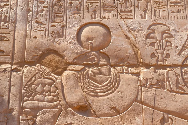 Египет иероглифы от Луксор — стоковое фото