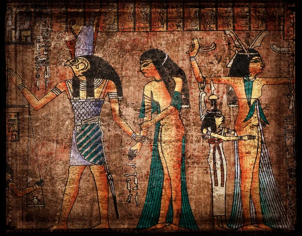 Древний egirtian папирус — стоковое фото