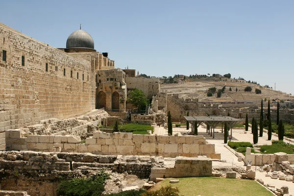 Руины в Иерусалиме, Израиль — стоковое фото