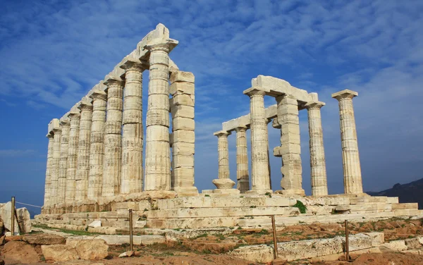 Руины храма Посейдона в Греции — стоковое фото