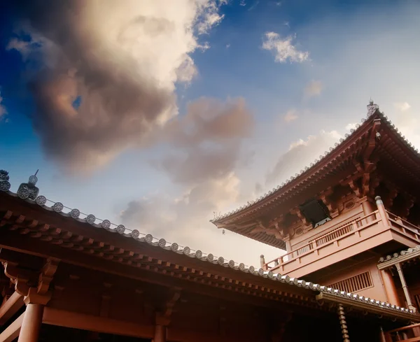 Красивый китайский храм — стоковое фото