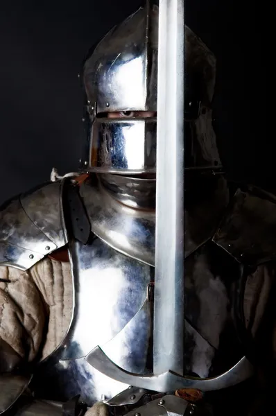 Великий воин с мечом — стоковое фото