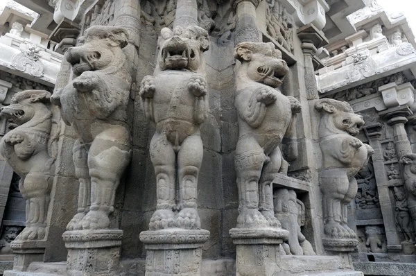 Храм Перумал Varadaraja — стоковое фото