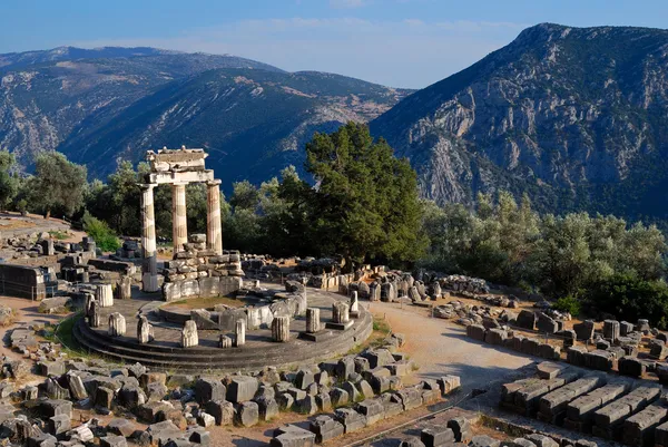 Афины Пронайи святилище в Дельфах, Греция — стоковое фото