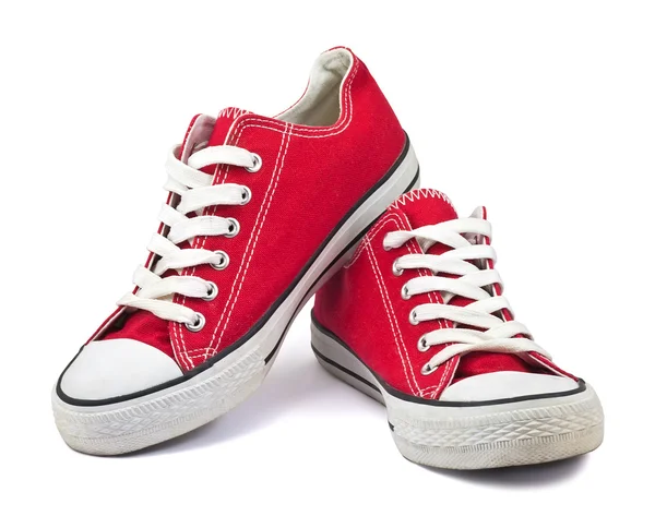 Ретро красный обувь — стоковое фото