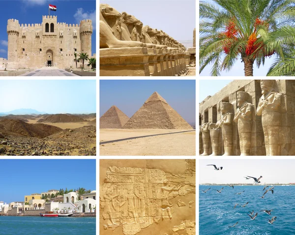 Египет Путешествия коллаж — стоковое фото