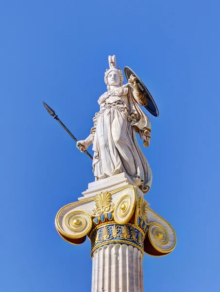 Статуя богини Афины, Афины, Греция — стоковое фото