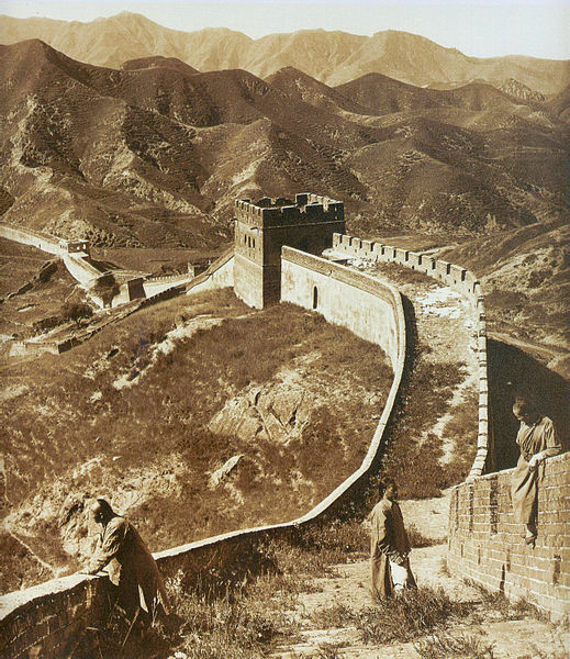 Фото 1907 года - великая китайская стена история
