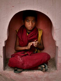 Буддийский монашек