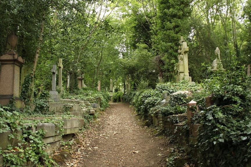 8. Хайгейтское кладбище, Лондон, Великобритания кладбища, мертвецы, ужасы