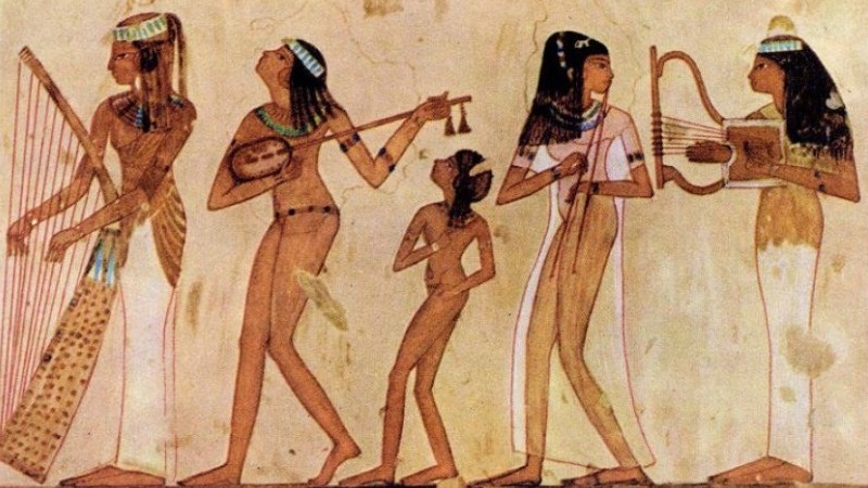 Древние египтяне не только не стеснялись наготы, но и старались всячески покрасоваться своим телом на публике древние египтяне, древний египет, интересное, история, факты