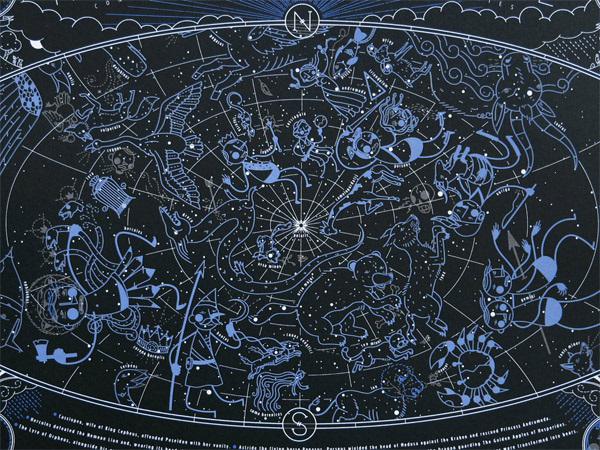 подвижная карта звездного неба