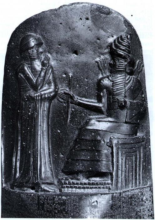 Характеристика кодекса царя Хаммурапи
