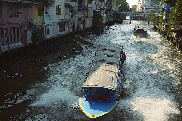 канал лодка бангкок 
