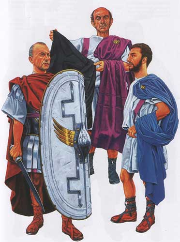 Цезарь, Помпей и Антоний
