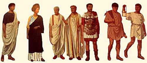 мужская одежда древних римлян 