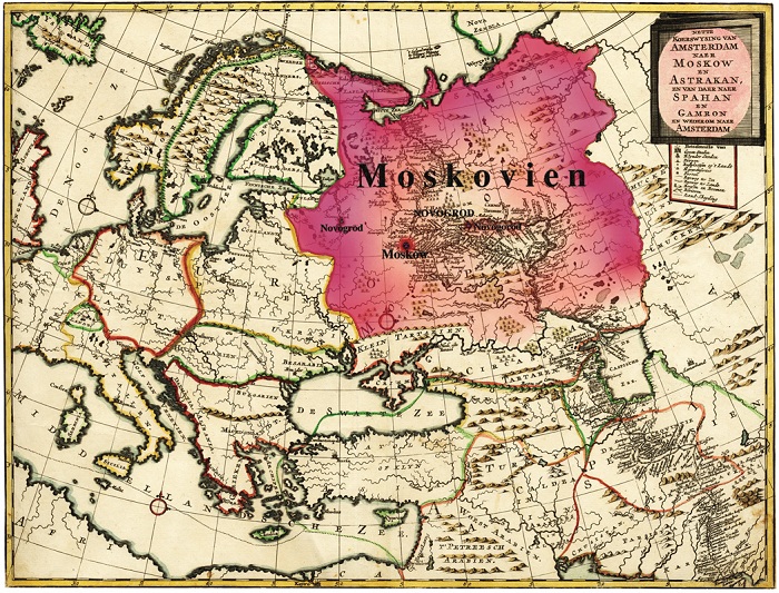 Карта Московии. | Фото: bemuz.ru.
