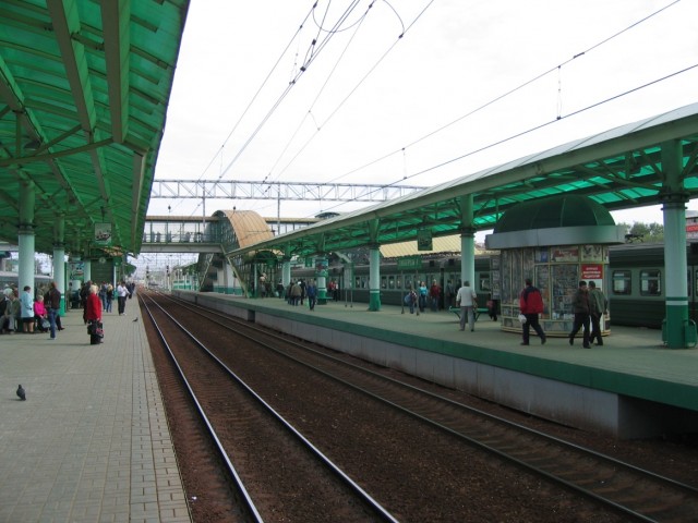 Ж/д станция в Люберцах