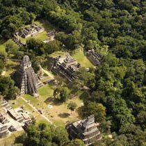 Архитектура Храмы майя в городе Тикаль