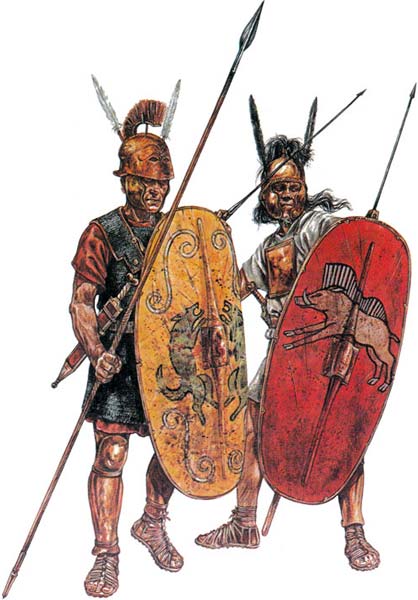 Триарий и гастат (принцип) времен Второй Пунической войны