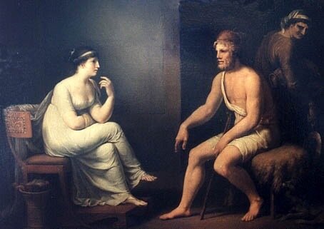 Johann H.W.Tischbein, Одиссей и Пенелопа