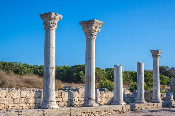 Руины древней греческой колонии Херсонес — стоковое фото