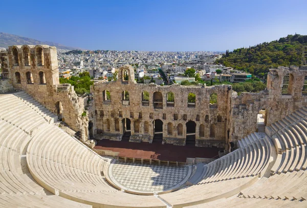 Театр Одеон в Афинах, Греция — стоковое фото
