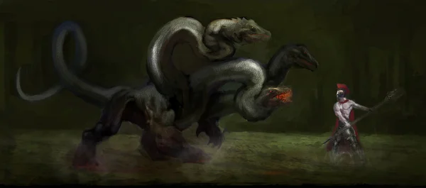 Гидра монстр змея из греческой миф