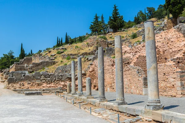 Древние руины в Delphi — стоковое фото