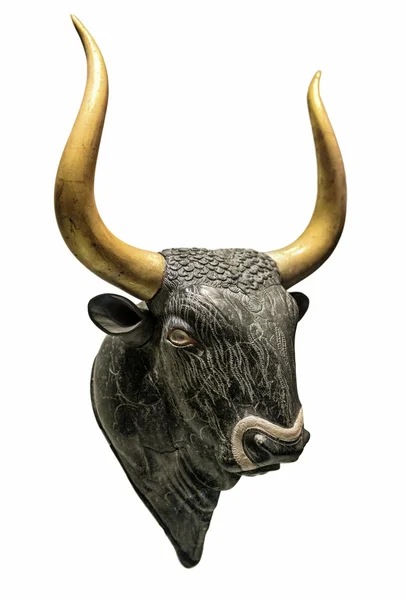 Голова быка Минотавр — стоковое фото